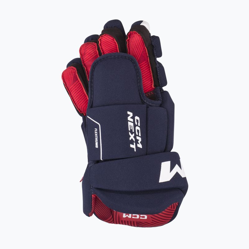 Mănuși de hochei pentru copii CCM Next JR navy/white 3