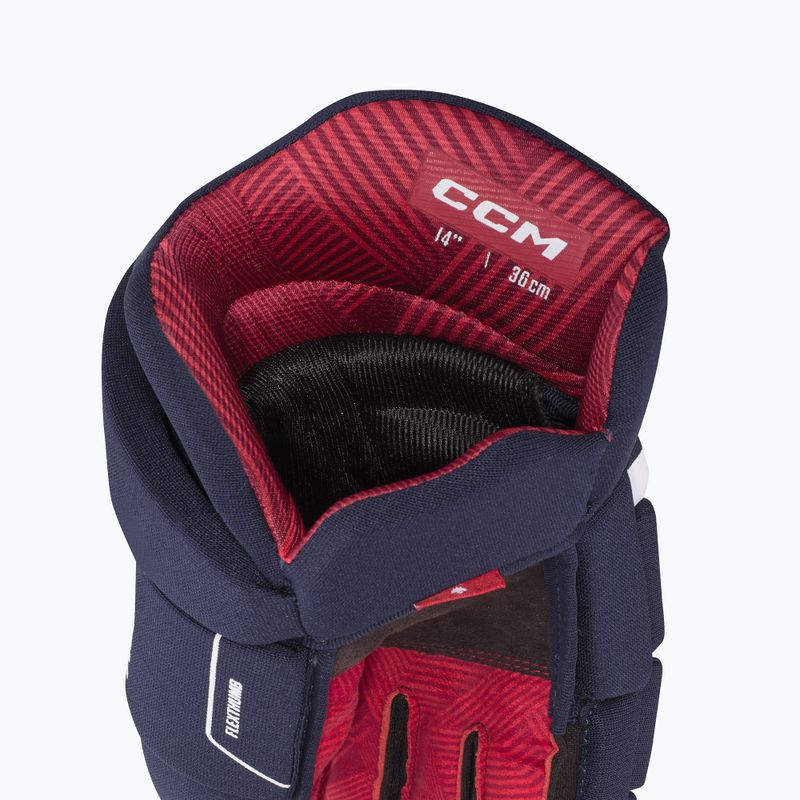 Mănuși de hochei pentru copii CCM Next JR navy/white 4