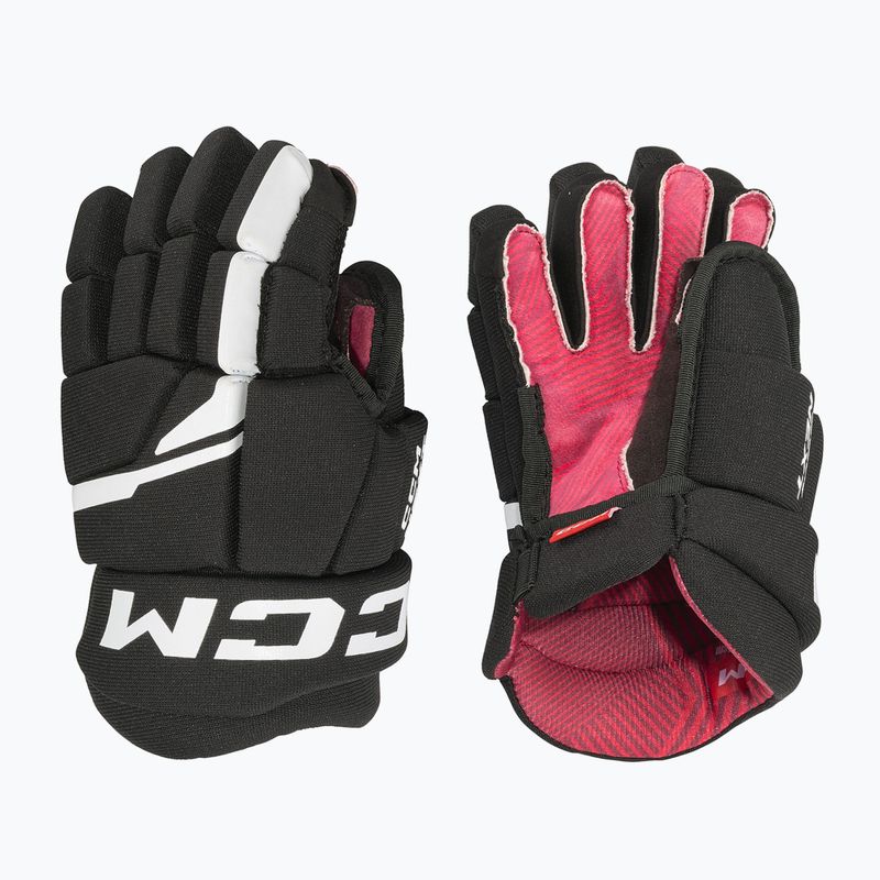 Mănuși de hochei pentru copii CCM Next YTH black/white