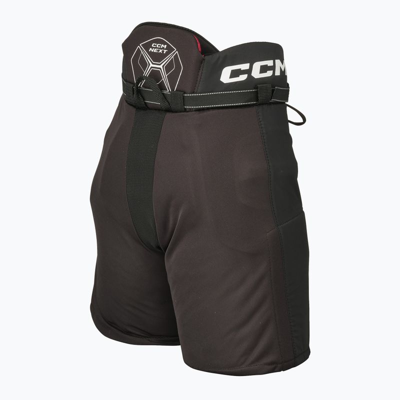 Pantaloni de hochei pentru copii CCM Next YTH black 2