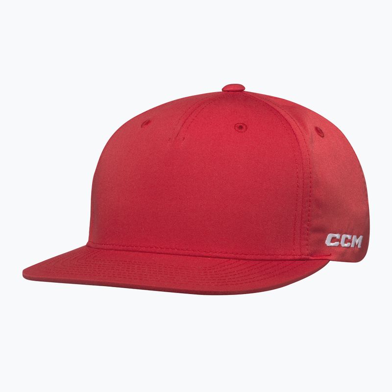Șapcă CCM Team Flatbrim Snapback SR red 2