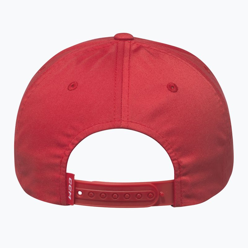 Șapcă CCM Team Flatbrim Snapback SR red 3