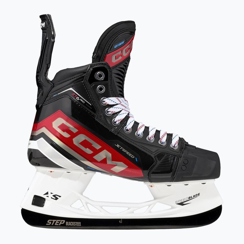 Patine de hochei pentru bărbați CCM JetSpeed FT6 Pro SR Wide black