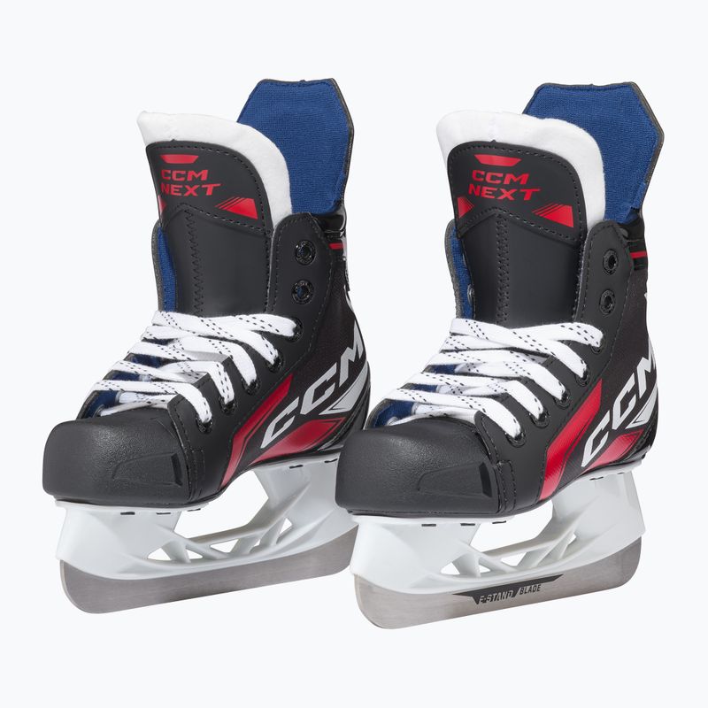 Patine de hochei pentru copii CCM Next YTH black 2