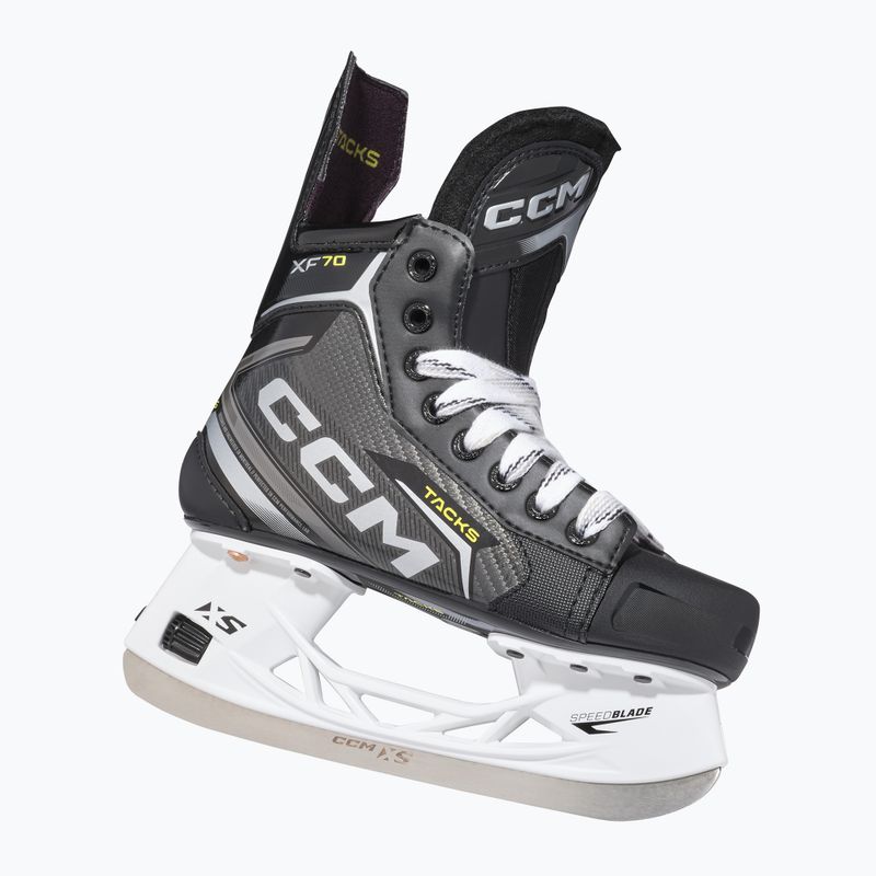 Patine de hochei pentru copii CCM Tacks XF70 JR black 6