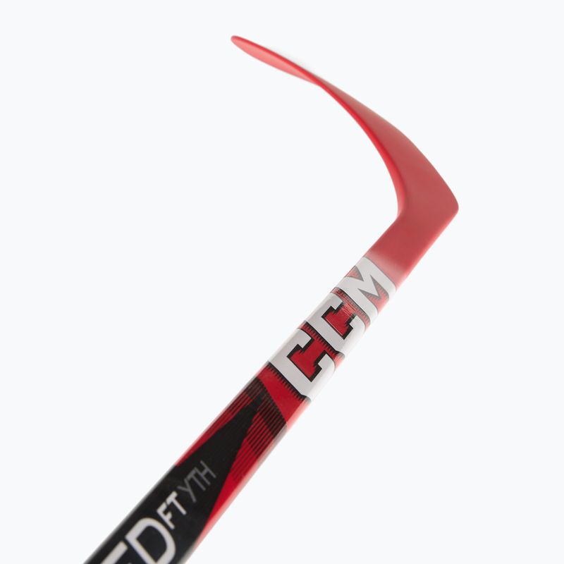 Crosă de hochei pentru copii CCM JetSpeed FT Youth black/red 4