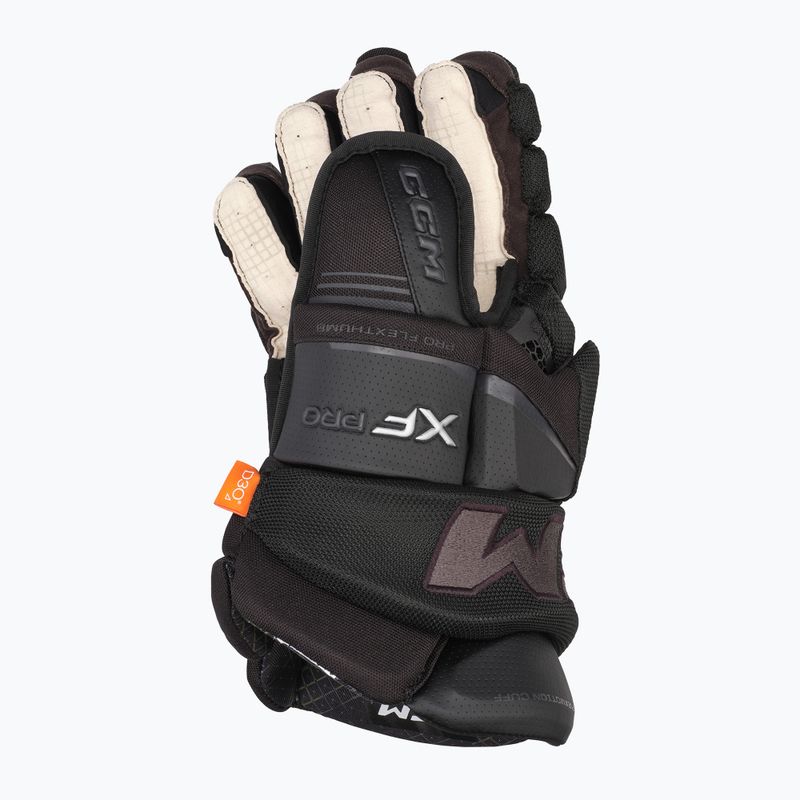Mănuși de hochei CCM Tacks XF Pro SR black/grey 2
