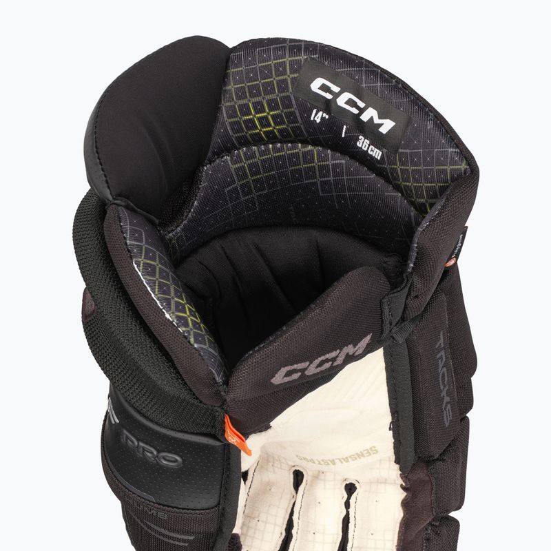 Mănuși de hochei CCM Tacks XF Pro SR black/grey 3
