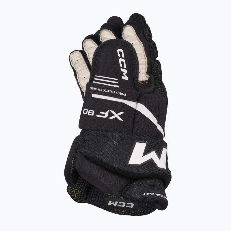 Mănuși de hochei CCM Tacks XF80 SR black/white 3