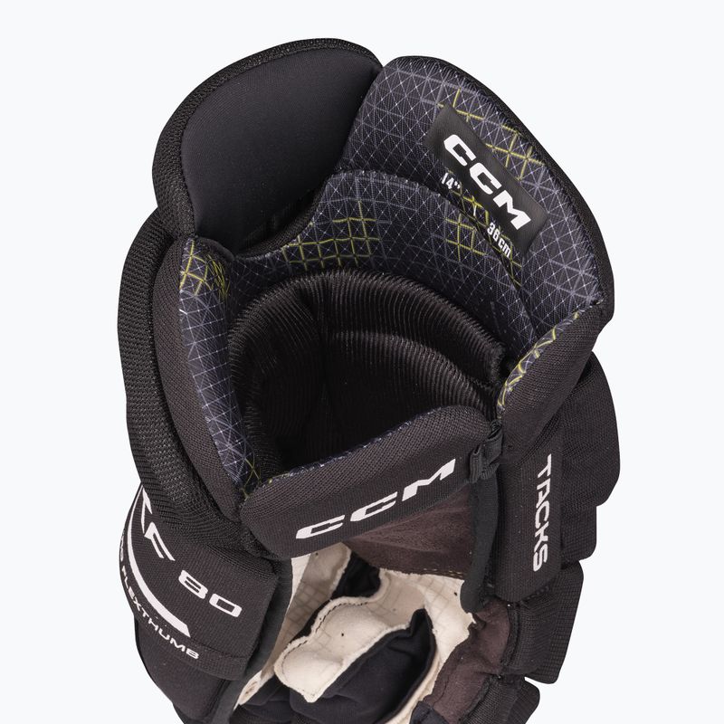 Mănuși de hochei CCM Tacks XF80 SR black/white 4