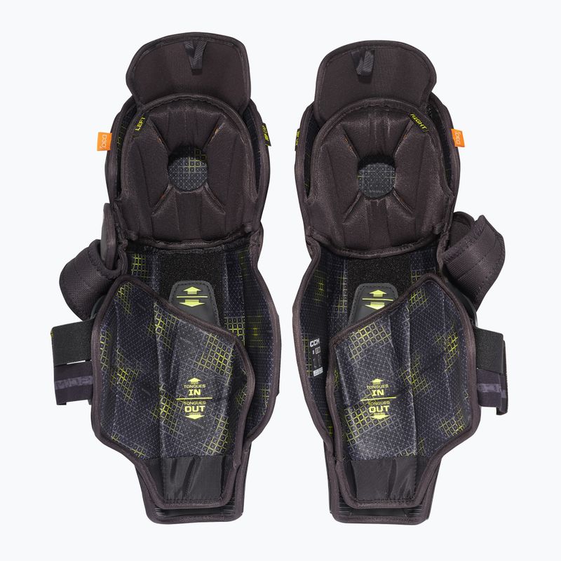 Protecții tibie de hochei CCM Tacks XF Pro SR black 2