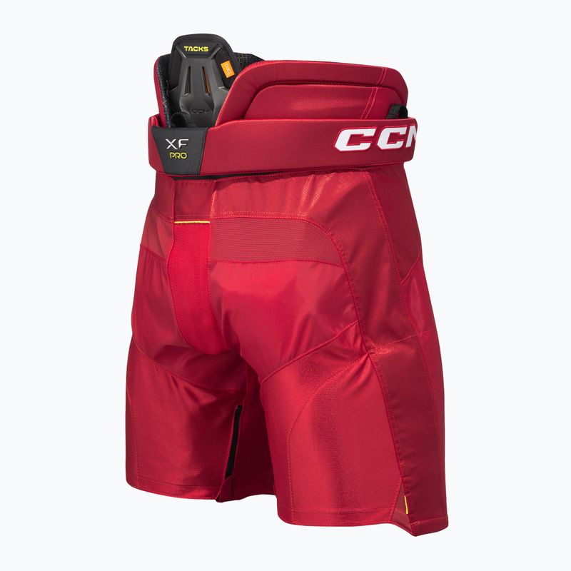 Pantaloni de hochei pentru bărbați CCM Tacks XF Pro SR red 2