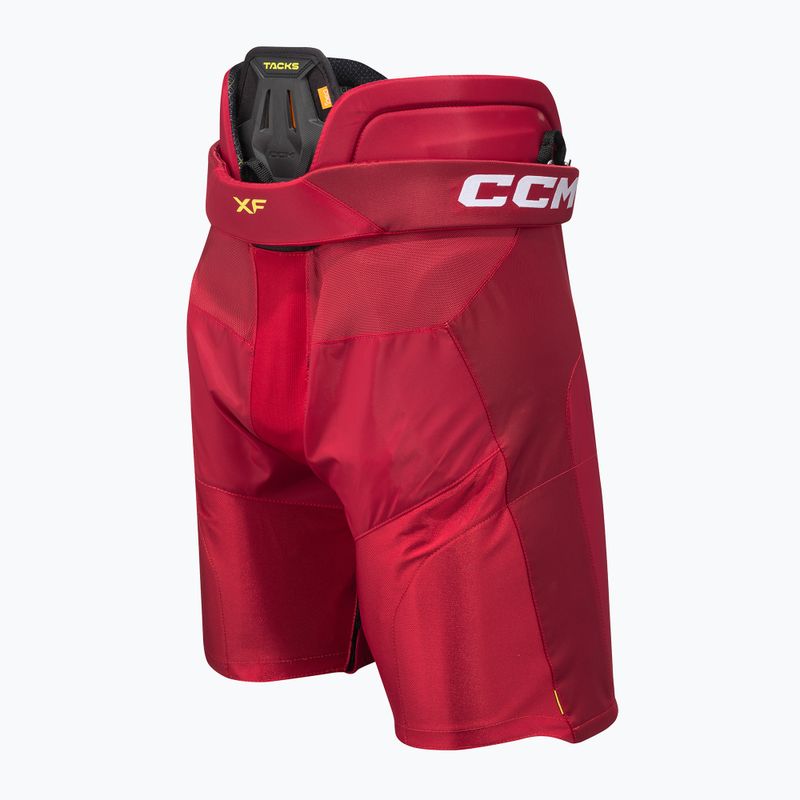 Pantaloni de hochei pentru bărbați CCM Tacks XF SR red 2