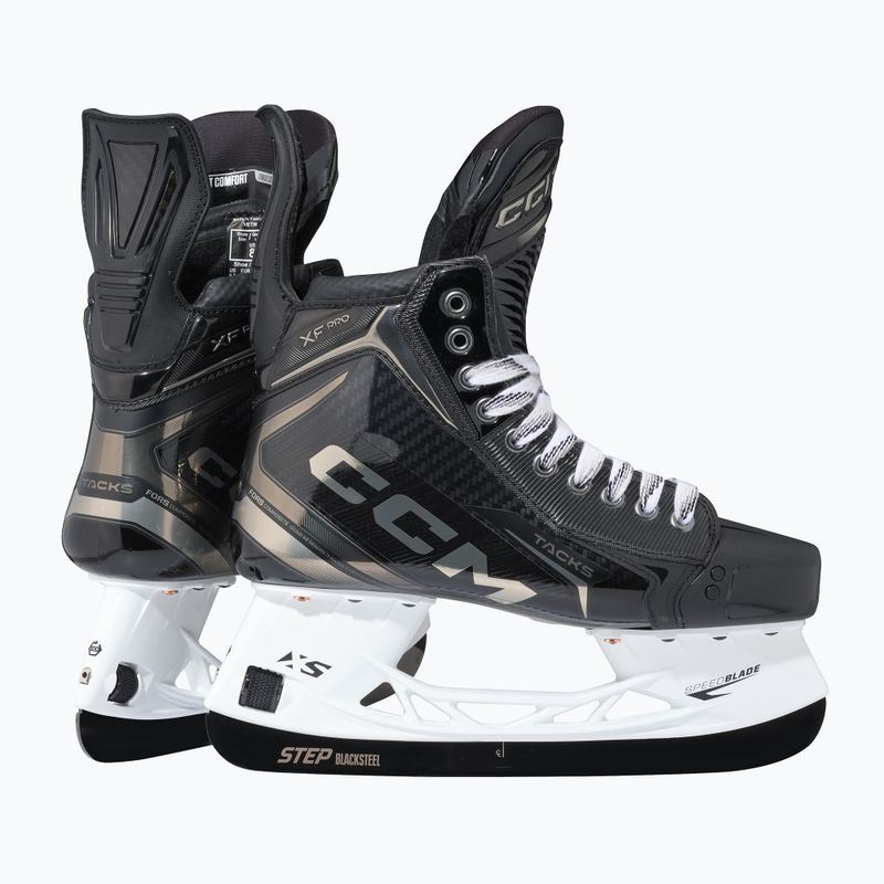 Patine de hochei pentru bărbați CCM Tacks XF Pro SR REGULAR black