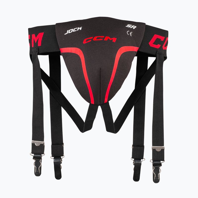 Suspensor pentru copii CCM Jock Combo YTH black/red