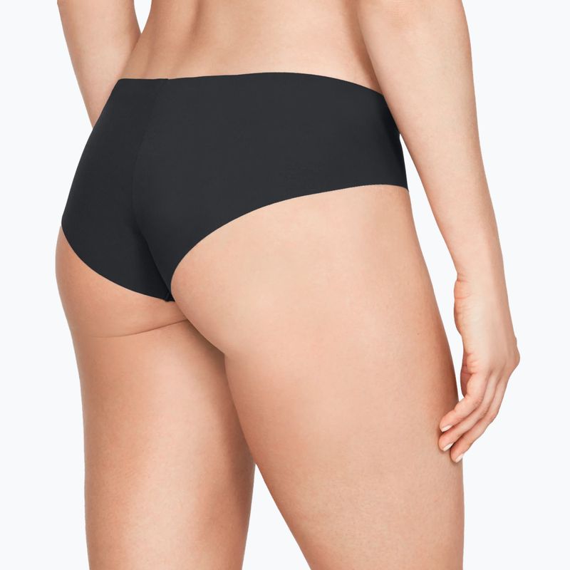 Under Armour chiloți fără cusur pentru femei Ps Hipster 3-Pack negru 132561616-001 7