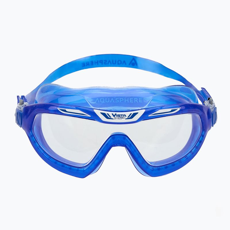 Mască de înot Aquasphere Vista XP blue/white/clear 2
