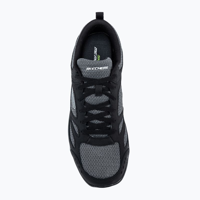 SKECHERS Summits South Rim negru / alb pantofi de formare pentru bărbați alb / negru 5