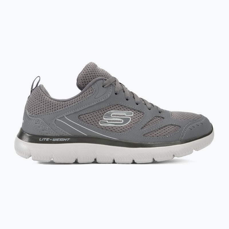Încălțăminte pentru bărbați SKECHERS Summits South Rim charcoal 2