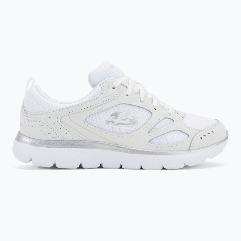 Pantofi de antrenament pentru femei SKECHERS Summits Suited alb/argintiu 2