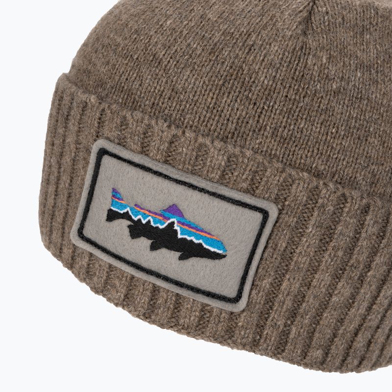 Patagonia Brodeo Beanie Fantezie Fitz Roy păstrăv plasture/ash tan trekking cap 4