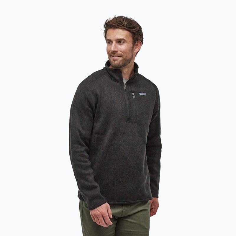 Polar pentru bărbați Patagonia Better Sweater 1/4 Zip black