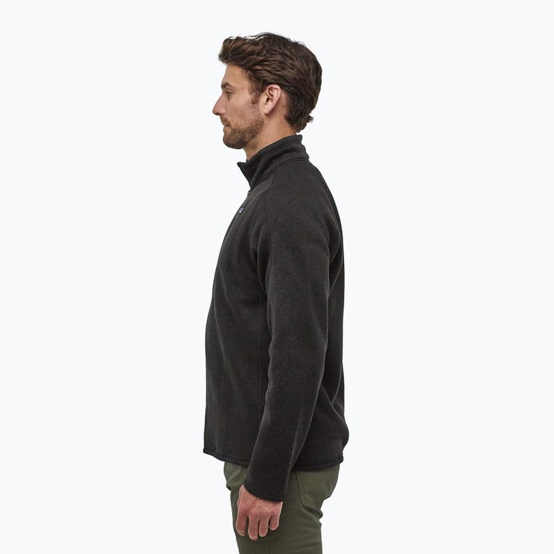 Polar pentru bărbați Patagonia Better Sweater 1/4 Zip black 3