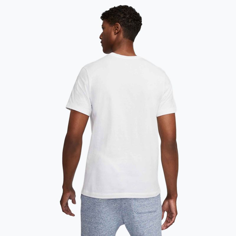 Tricou pentru bărbați Nike Sportswear Club white/black/university red 3