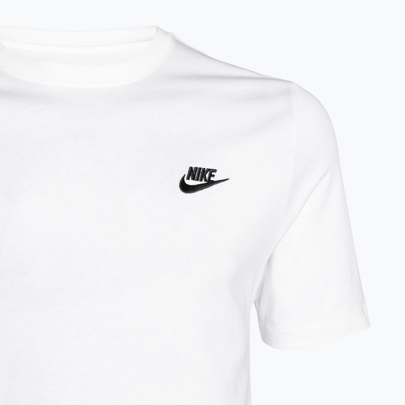 Tricou pentru bărbați Nike Sportswear Club black white/black 3