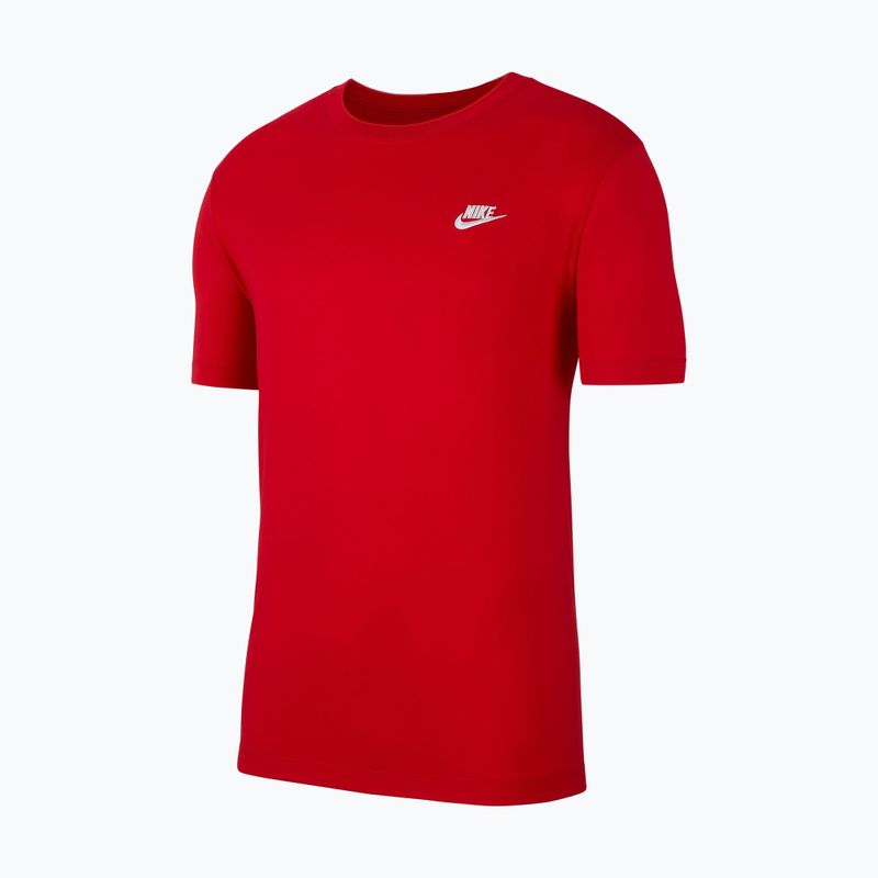 Tricou pentru bărbați Nike Sportswear Club university red/white 4