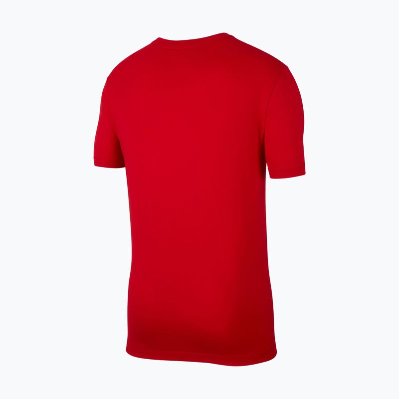Tricou pentru bărbați Nike Sportswear Club university red/white 5