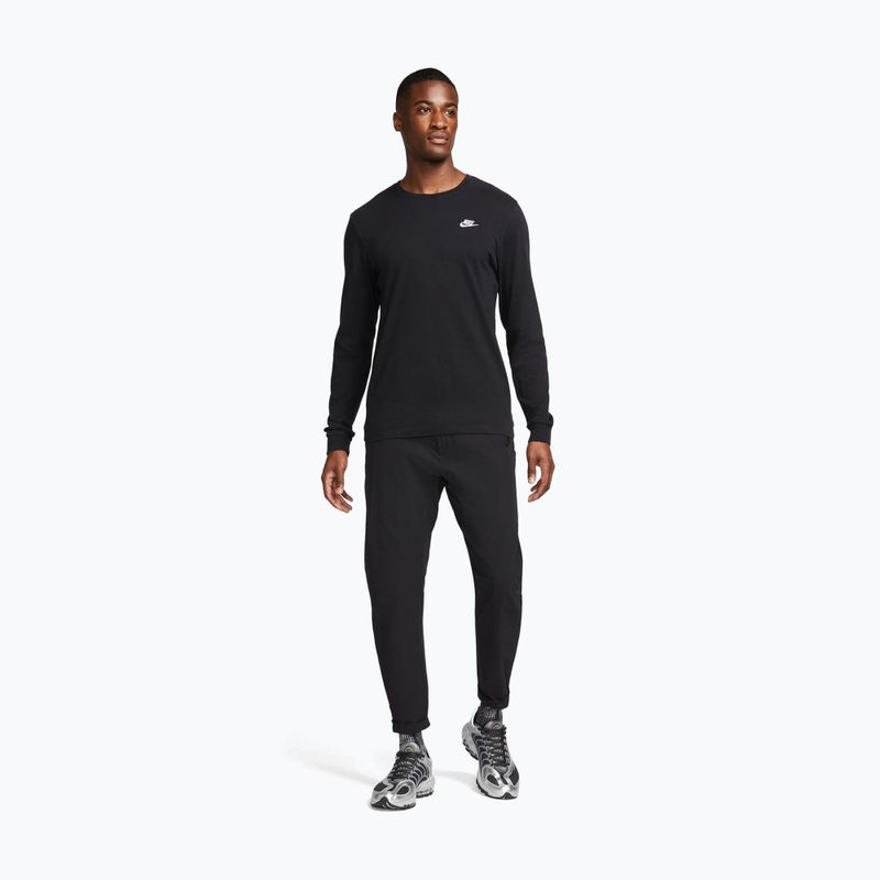 Longsleeve pentru bărbați Nike Sportswear Club black/white 2