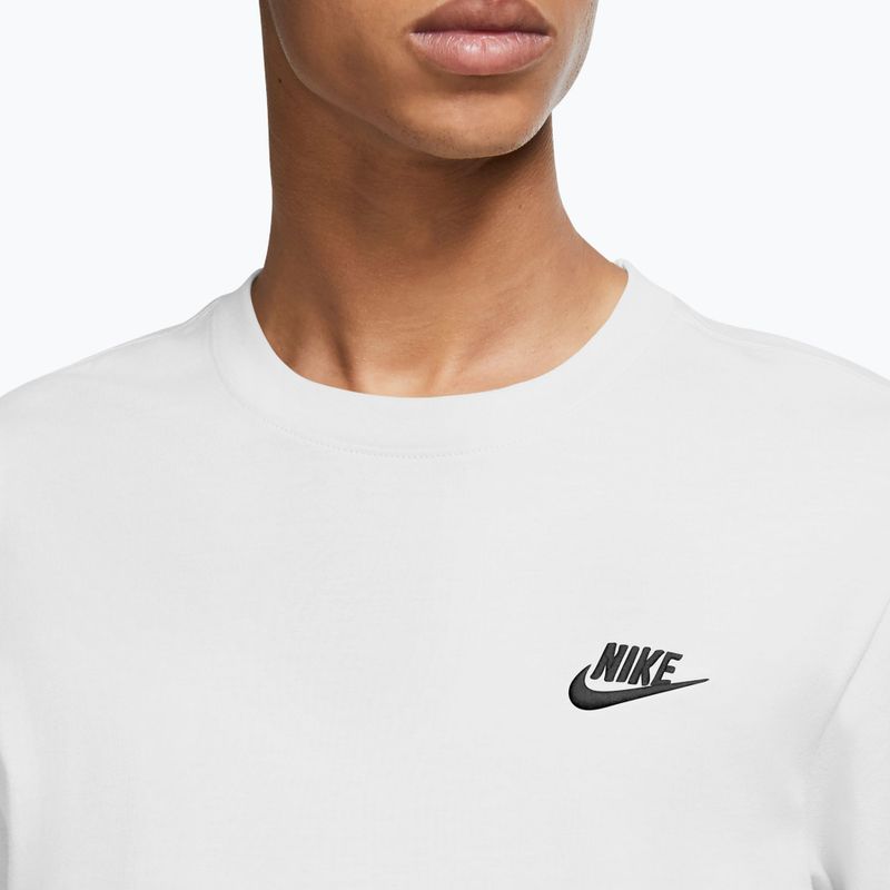 Longsleeve pentru bărbați Nike Sportswear Club white/black 3