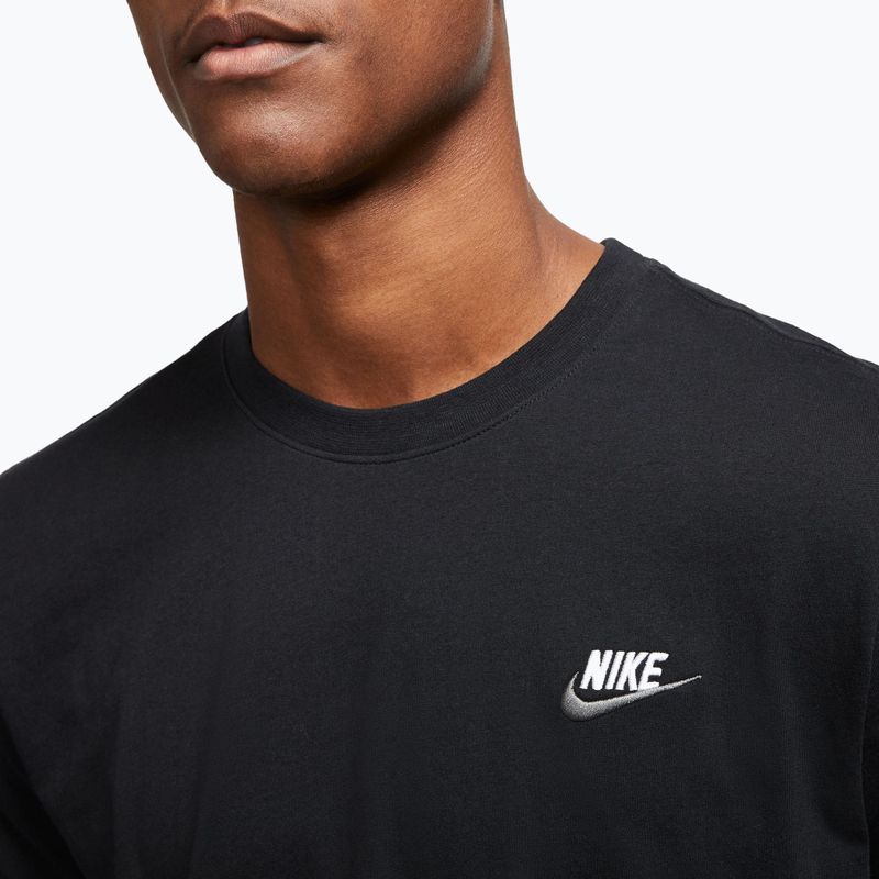 Tricou pentru bărbați Nike Sportswear Club black/white/dark grey 4