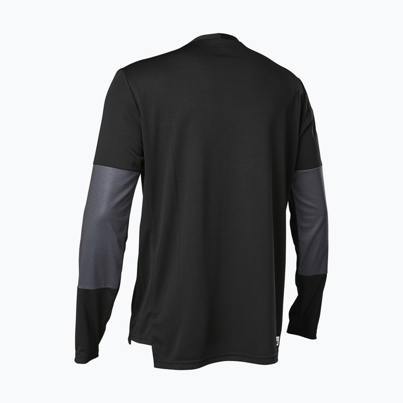 FOX Defend LS Jersey Foxhead tricou de ciclism pentru bărbați negru 28988 2