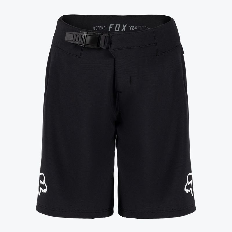 Pantaloni scurți de ciclism pentru copii FOX Defend negru 29297_001_Y22