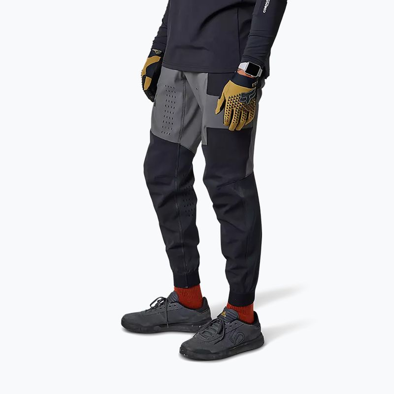 Pantaloni de ciclism Fox Racing Defend Pro pentru bărbați negru/gri 28888_330 3