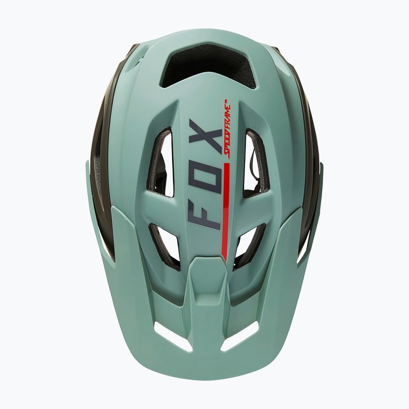 Cască de bicicletă Fox Racing Speedframe Pro Blocked verde 29414_341 11