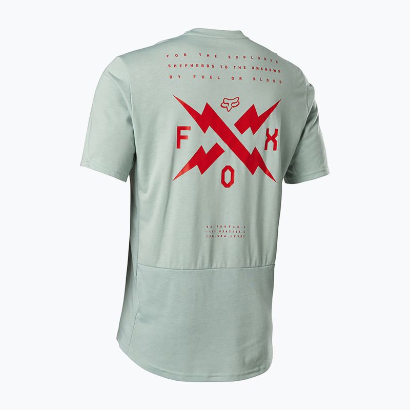 Tricou de ciclism pentru bărbați Fox Racing Ranger DR Calibrated SS verde 28872_341 2