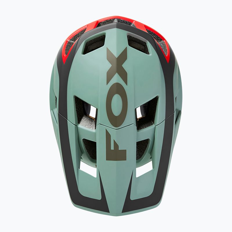 Cască de bicicletă Fox Racing Dropframe Pro Dvide verde 29396_341 9