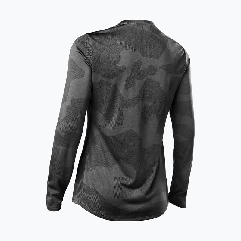 Tricou de ciclism pentru femei FOX Ranger Tru Dri LS gri 28969 2