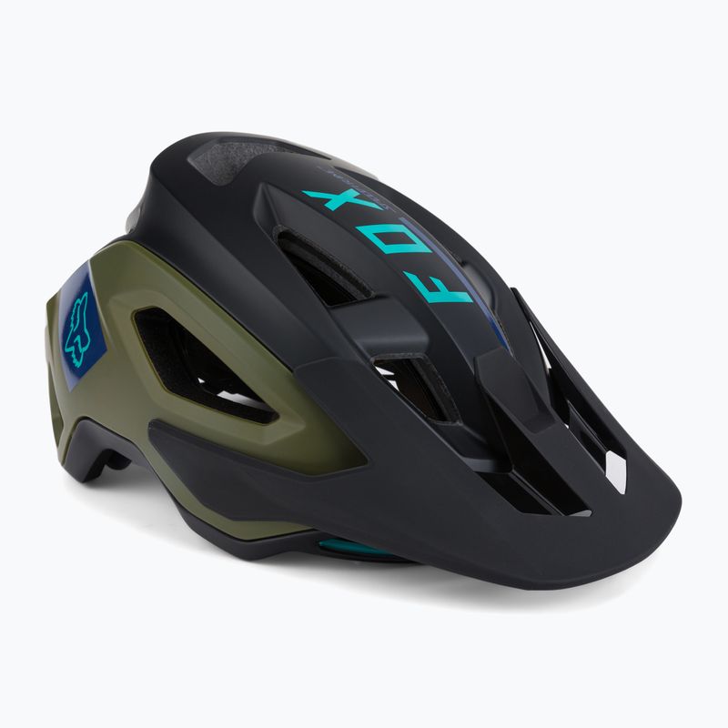 Cască de bicicletă Fox Racing Speedframe Pro Blocked negru-verde 29414_532