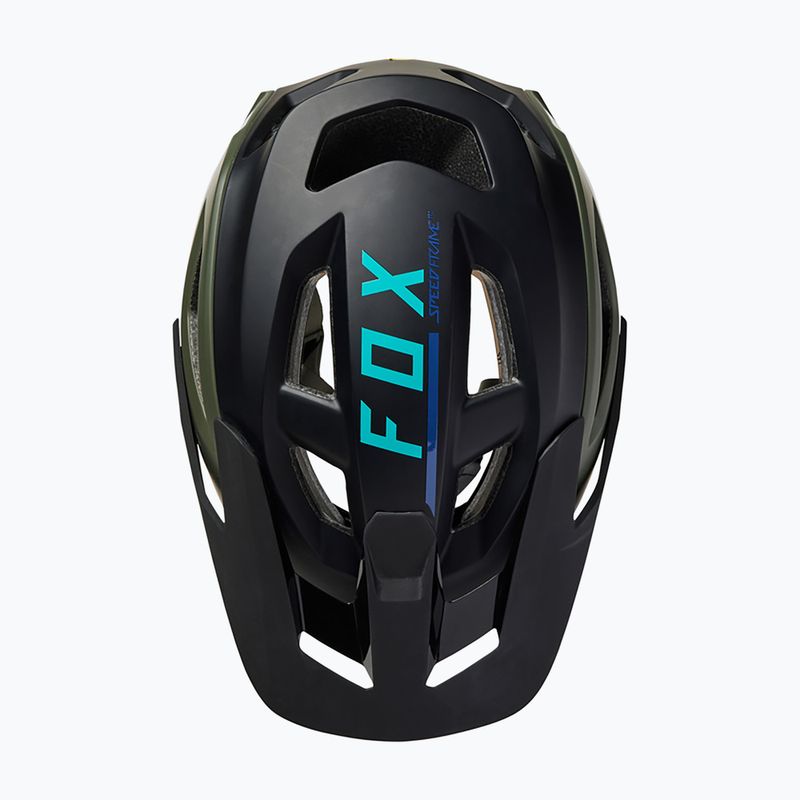 Cască de bicicletă Fox Racing Speedframe Pro Blocked negru-verde 29414_532 9