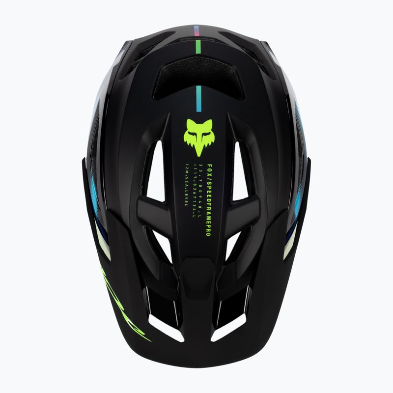 Cască de bicicletă FOX Speedframe Pro Lunar negru 29881-001 6