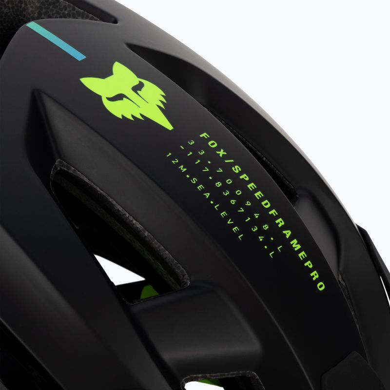 Cască de bicicletă FOX Speedframe Pro Lunar negru 29881-001 9