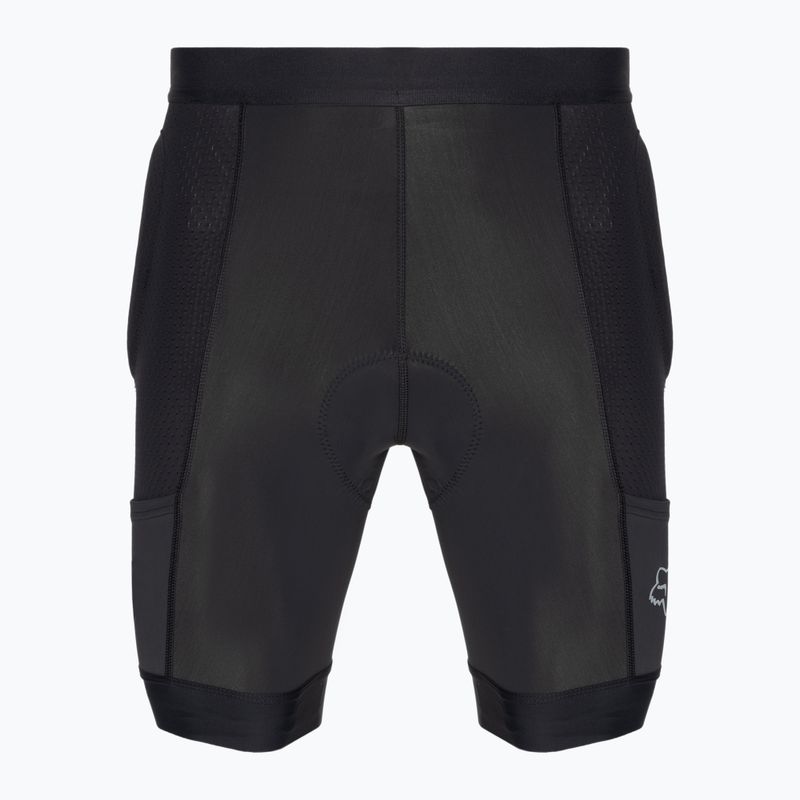 Pantaloni scurți de ciclism pentru bărbați Fox Racing Baseframe Pro cu protecții negru 30092_001