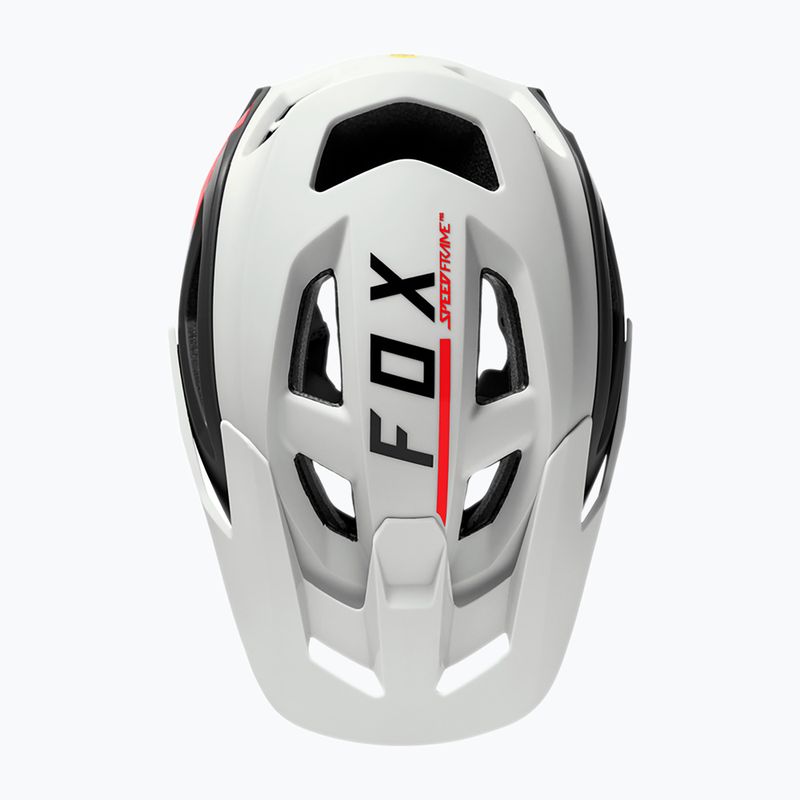 Cască de bicicletă Fox Racing Speedframe Pro Blocked negru-albă 29414_058 12