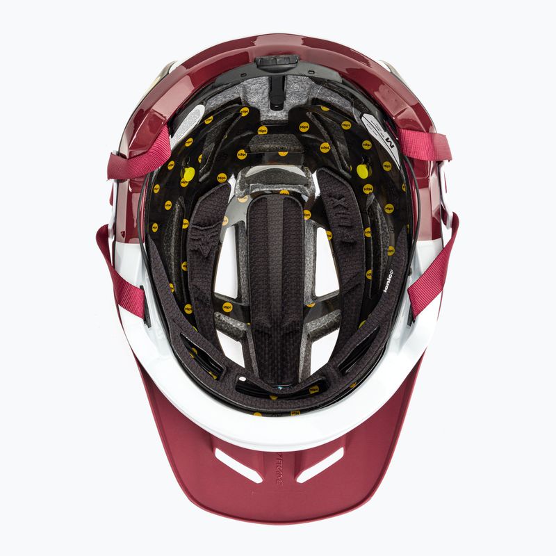 Cască de bicicletă Fox Racing Speedframe Pro roșu și alb 31197_247 5