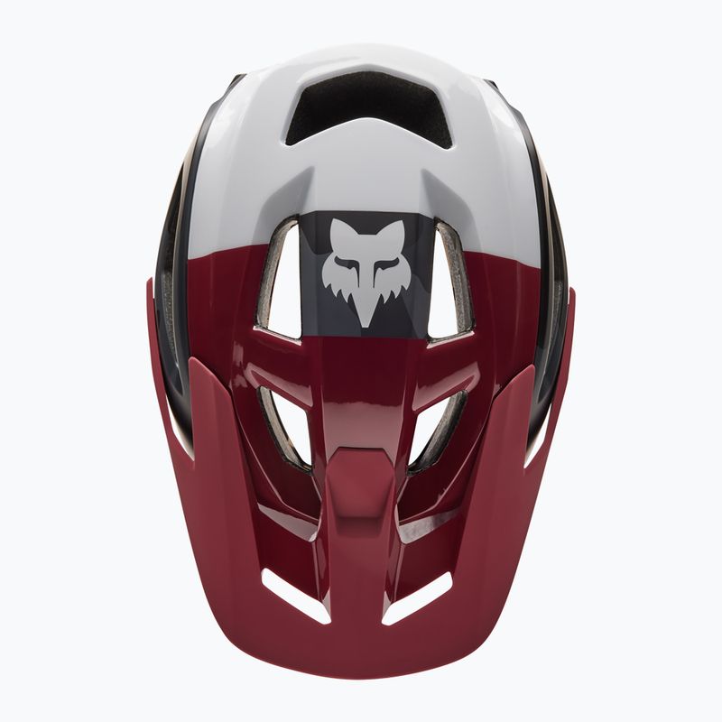 Cască de bicicletă Fox Racing Speedframe Pro roșu și alb 31197_247 10