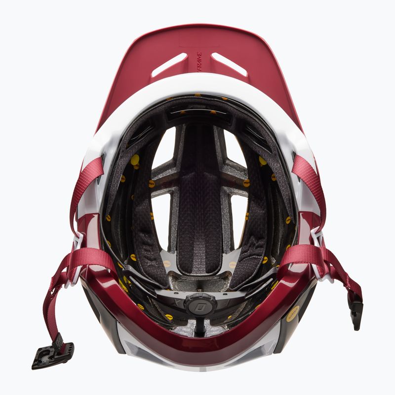 Cască de bicicletă Fox Racing Speedframe Pro roșu și alb 31197_247 11